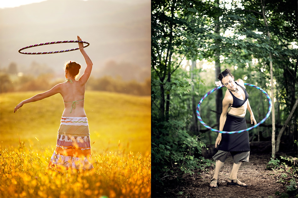 Wild Earth Hoops | In a natural setting