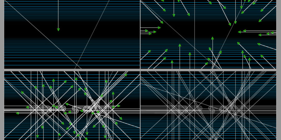 Ender's Game animated title storyboard