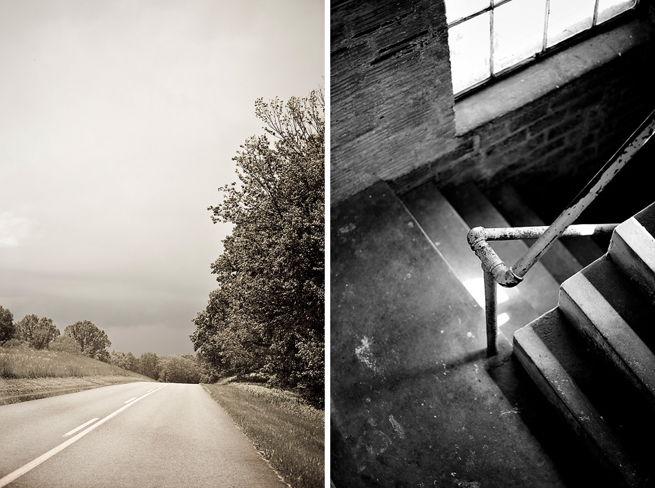 the blueridge parkway and stairs